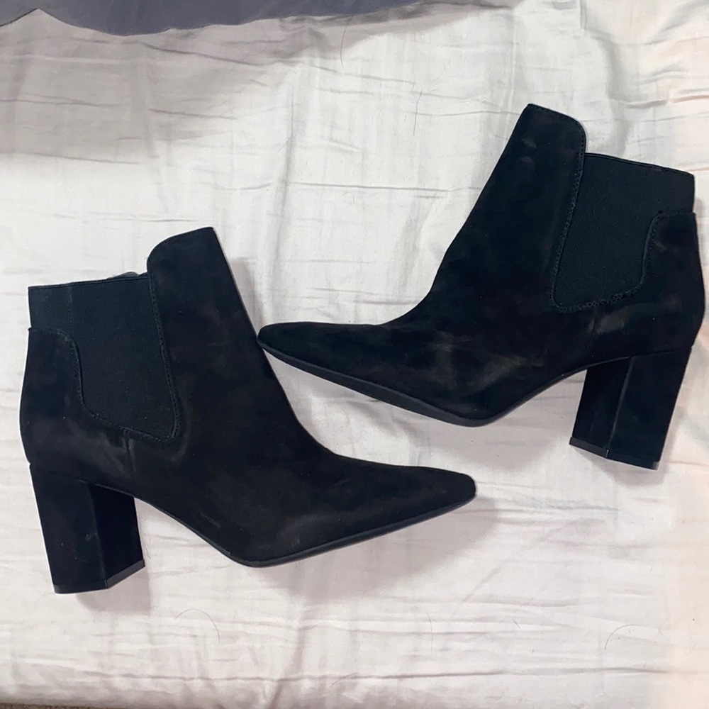 Suede Booties
